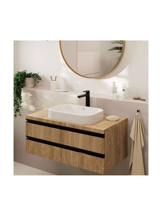 Hansgrohe Vernis Αναμεικτική Μπαταρία Νιπτήρα Μαύρη