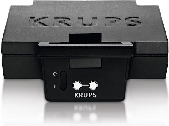 Krups Sandwichmaker für for 2 Sandwiches Sandwiches 850W Schwarz