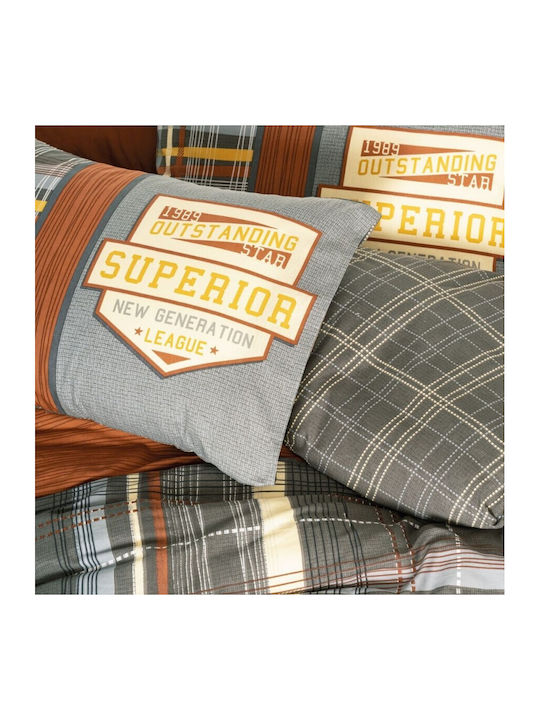 Set de lenjerie de pat dublu 100% bumbac Cotton Box Ramiro