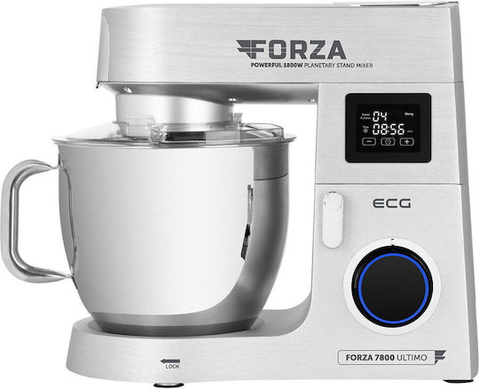 ECG Forza 7800 Ultimo Scuro FORZA7800 Mixează 1800W cu Vas din Oțel Inoxidabil 8lt