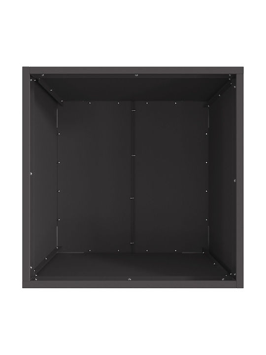 vidaXL Firepit Black 50x50x30cm