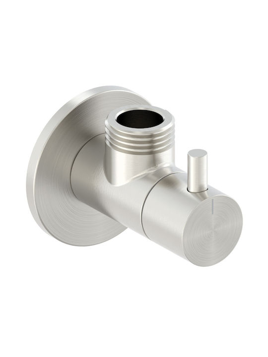 Interflex Minimal Wall Mounted Bidet Diverter Valve Silver