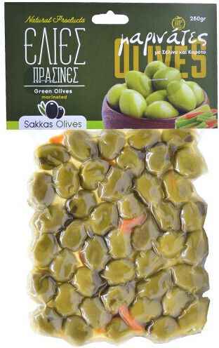 Sakkas Olives Ελιές Πράσινες 250gr