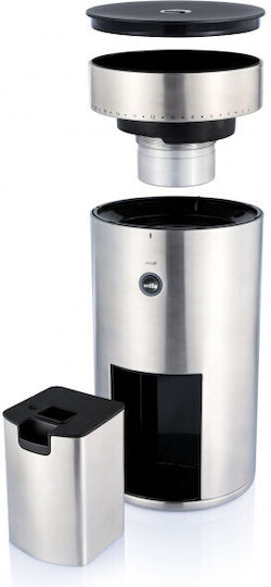 Wilfa Elektrische Kaffeemühle 80W und 41 Mahlstufen Silber