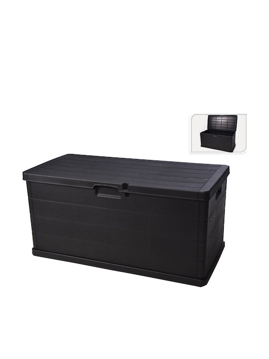 Progarden Outdoor Storage Box 340lt Black L118xW59xH57cm
