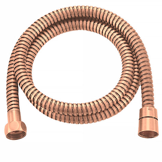 Interflex Duschschlauch Spirale Metallisch 150cm Rose Gold