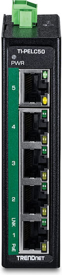 Trendnet TI-PELC50 Unmanaged L2 Switch με 5 Θύρες Ethernet