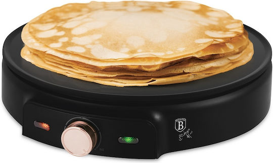Berlinger Haus Electric Crepe and Pancake Maker Non-Stick 1500W Black Rose BH-9712 Berlinger Haus