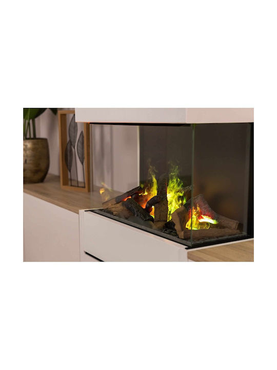 Dimplex 3-Step Επιτοίχιο Ηλεκτρικό Τζάκι 1000W 75x76cm Μαύρο