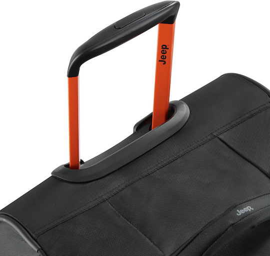 Delsey Jeep Σακ Βουαγιάζ Μαύρο Υφασμάτινο