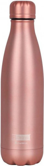 I-Total I Drink Μπουκάλι Θερμός Ανοξείδωτο BPA Free 500ml Mat Rose