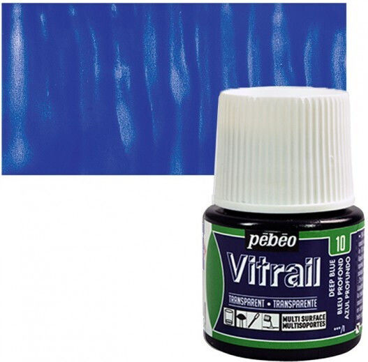 Pebeo Χρωστική Χειροτεχνίας Μπλε για Γυαλί 45ml