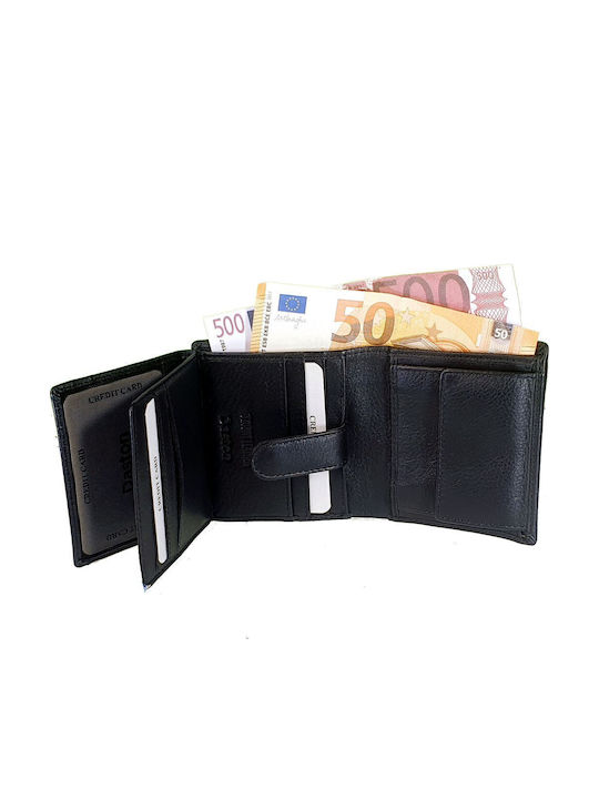 Δερμάτινο Ανδρικό Πορτοφόλι με RFID Μαύρο