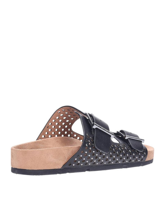 Women's Flat Sandals Black