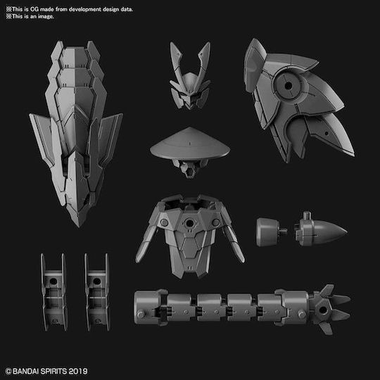 Bandai Spirits Option Parts Set Figurină de Modelism la Scară 1:144 cu Lipici și Culori