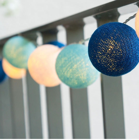 20 Lights LED 2.85m. Warm White in String 1pcs
