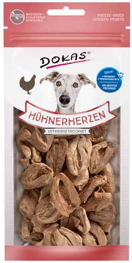 Dokas Freeze Dried Hearts Dog Treat with Chicken 22gr 20.97.204357