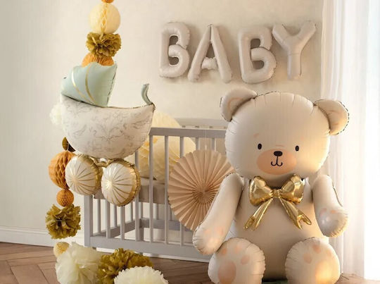 55" Μπαλόνι Φράση 'baby' Μπεζ