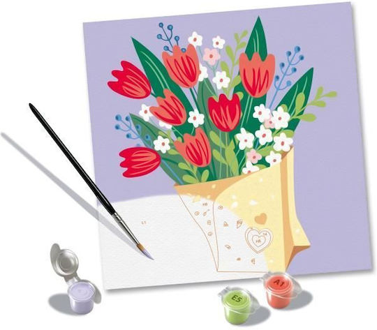 Ravensburger Creart Pictură pe Numere Adulți Buchet de Lalele