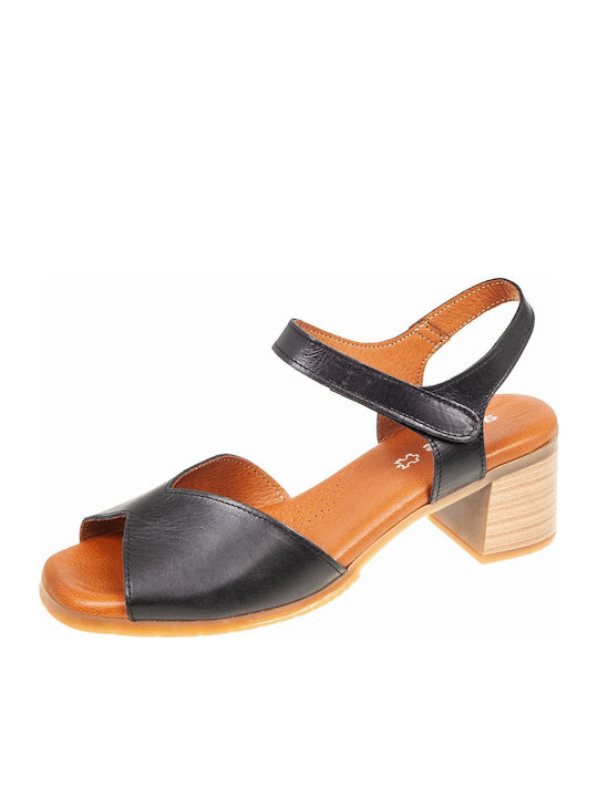 Leather Sandals Anatomic Black