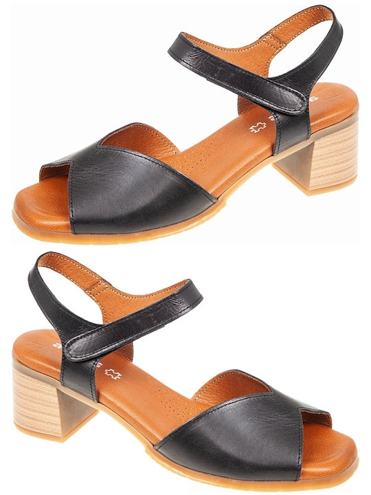 Leather Sandals Anatomic Black