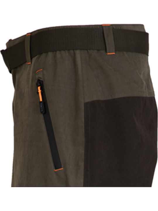 Toxotis Active Wear Κυνηγετικό Παντελόνι Μπεκάτσας Αδιάβροχο σε Χακί χρώμα