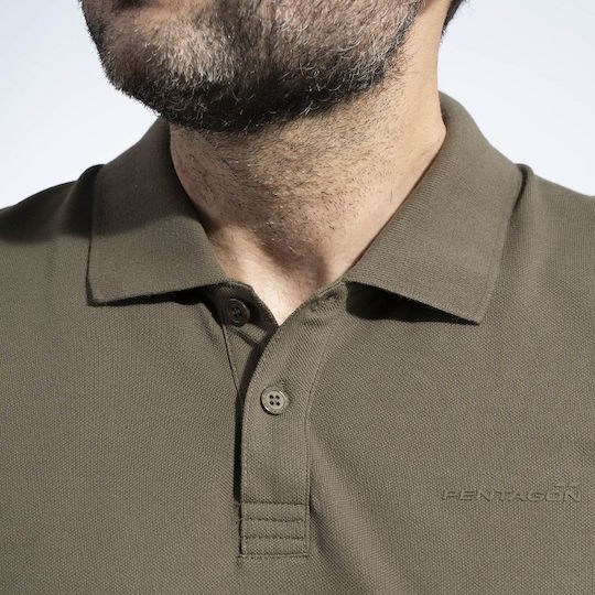 Pentagon Polo Blouse in Green color