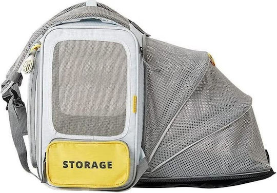 Petkit Breezy Dog/Cat Carrying Gray Backpack for 6kg Pets L35xW27xH43cm