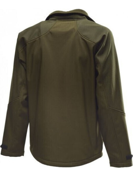 Univers Cardigan Softshell Tex Olive Αδιάβροχο Κυνηγετικό Μπουφάν Softshell Χακί
