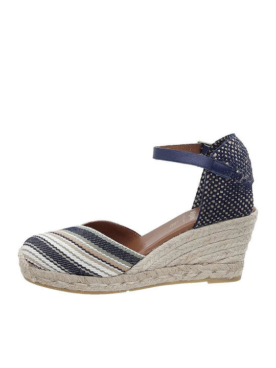 Women's Leather Platform Espadrilles Multicolour