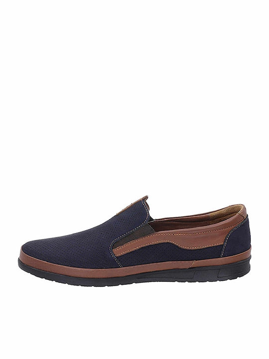 Men's Anatomic Leather Casual Shoes Blue