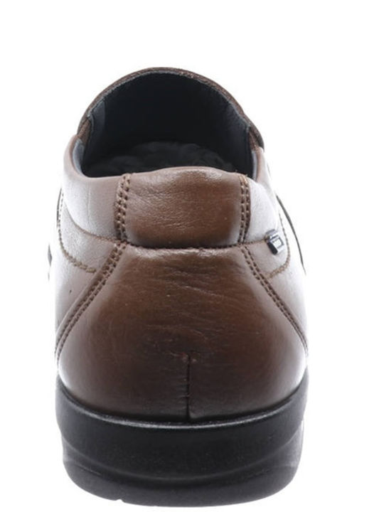Leder Herren Freizeitschuhe Anatomisch Tabac Braun