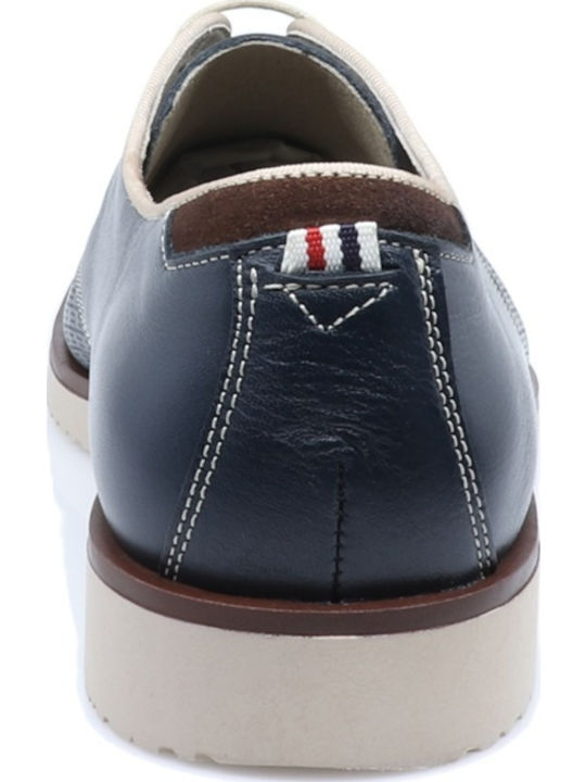 Men's Anatomic Leather Casual Shoes Blue