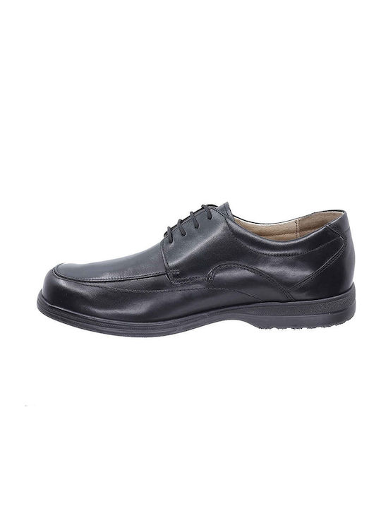 Leder Herren Freizeitschuhe Schwarz