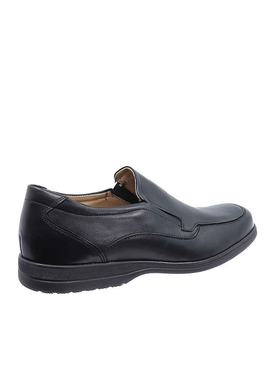 Leder Herren Freizeitschuhe Anatomisch Schwarz