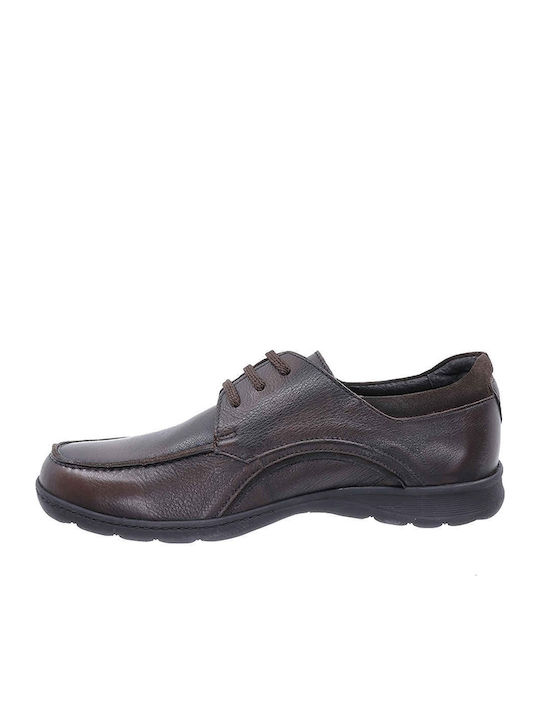 Leder Herren Freizeitschuhe Anatomisch Braun