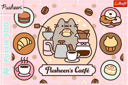 Pusheen At The Café Puzzle 2D 500 Pieces