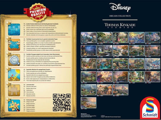 The Little Mermaid and Prince Eric Puzzle 2D 1000pcs