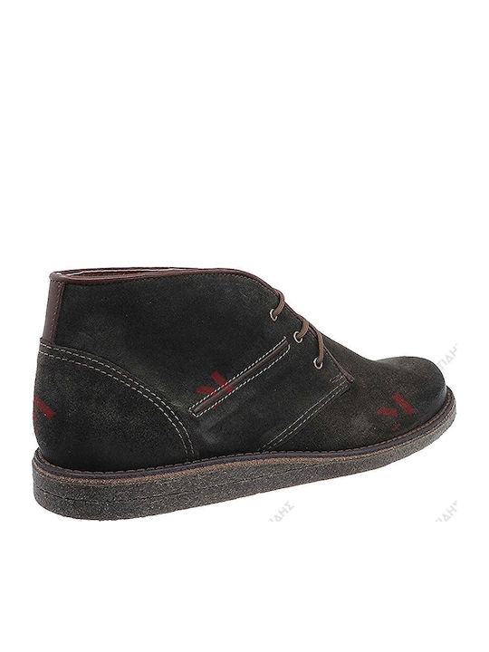 Leather Green Men's Boots