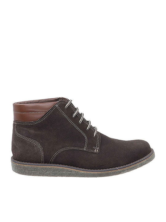 Leather Brown Men's Boots