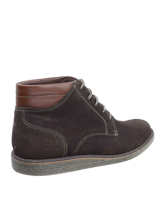Leather Brown Men's Boots