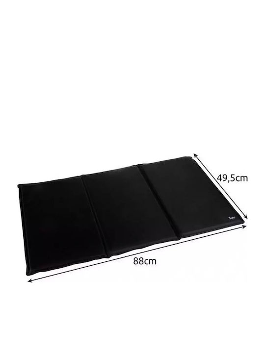 Purlov Mattress Dog Rectangle Cooling Black 90x50cm