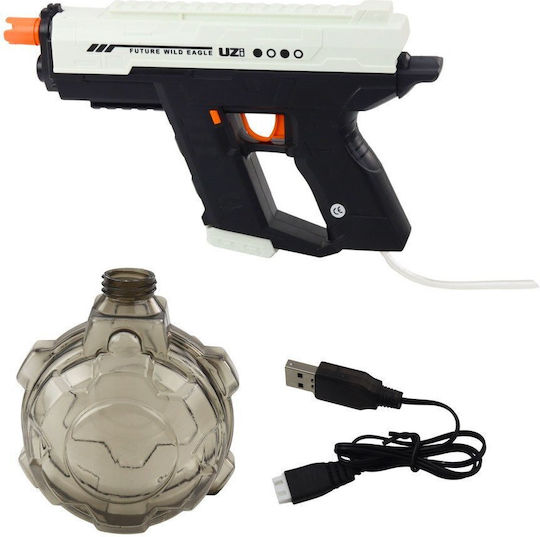 Automatic Electric Water Gun 10m Black White 800ml Lean Toys