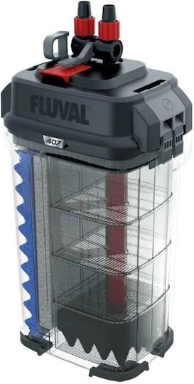 Fluval 407 External Filter 20W for Aquariums up to 500lt with Performance 1450lt/h