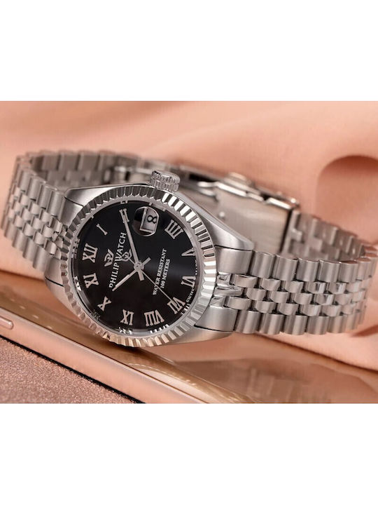 Philip Watch Women's Watch Battery with Silver Stainless Steel Bracelet