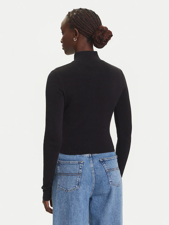 Tommy Hilfiger Jachetă de damă tricotată Black