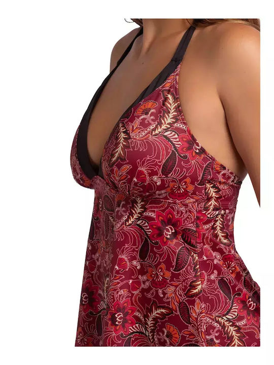 Бански Танкини Red Print