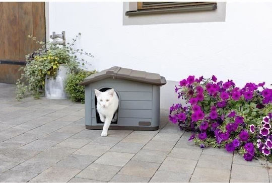 Kerbl Hundehaus Kunststoff Außenbereich Gray 60x51x41cm