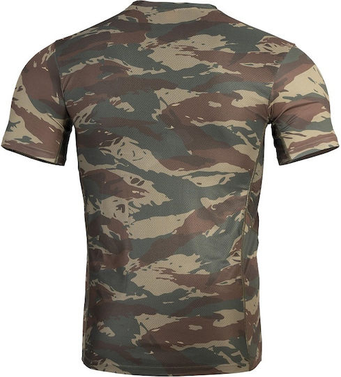 Pentagon Apollo Short Sleeve Greek Camouflage T-shirt Brown Lizard