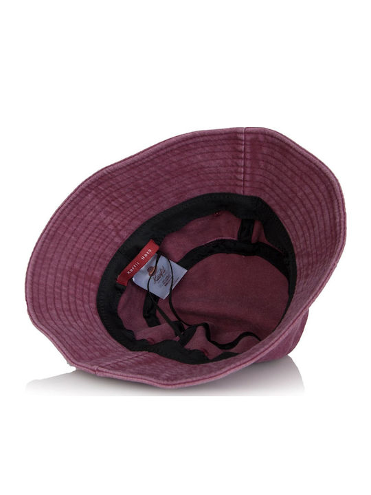 Karfil Fabric Women's Bucket Hat Burgundy